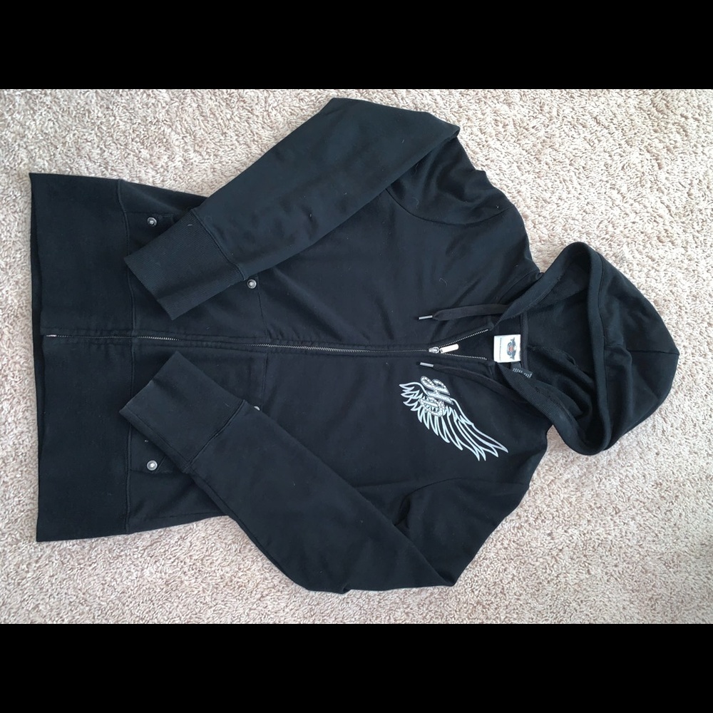 Women’s Harley Davidson zip-up hoodie